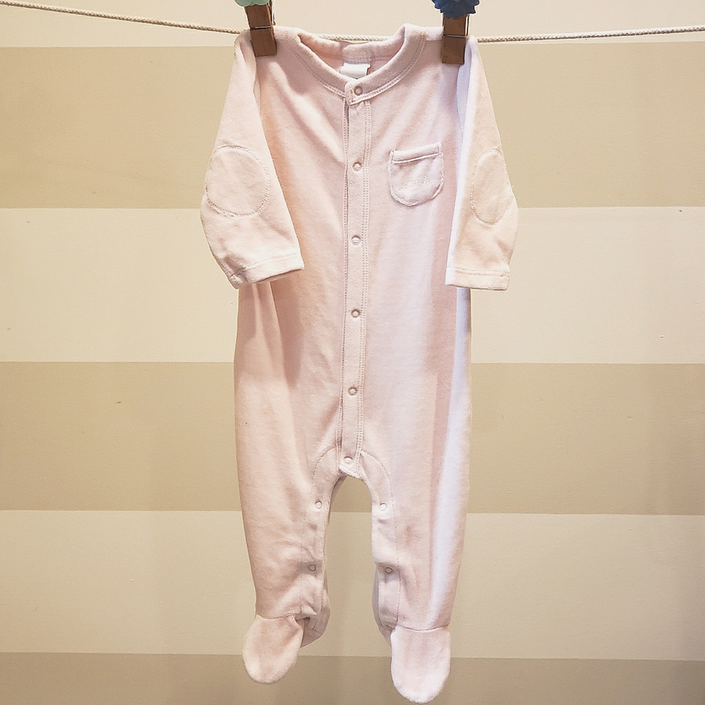 3 for $15 / Girls velour pink onesie